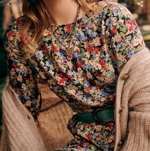 Sézane Louisa Dress Viscose Fall is Blooming FR 36 / US 4